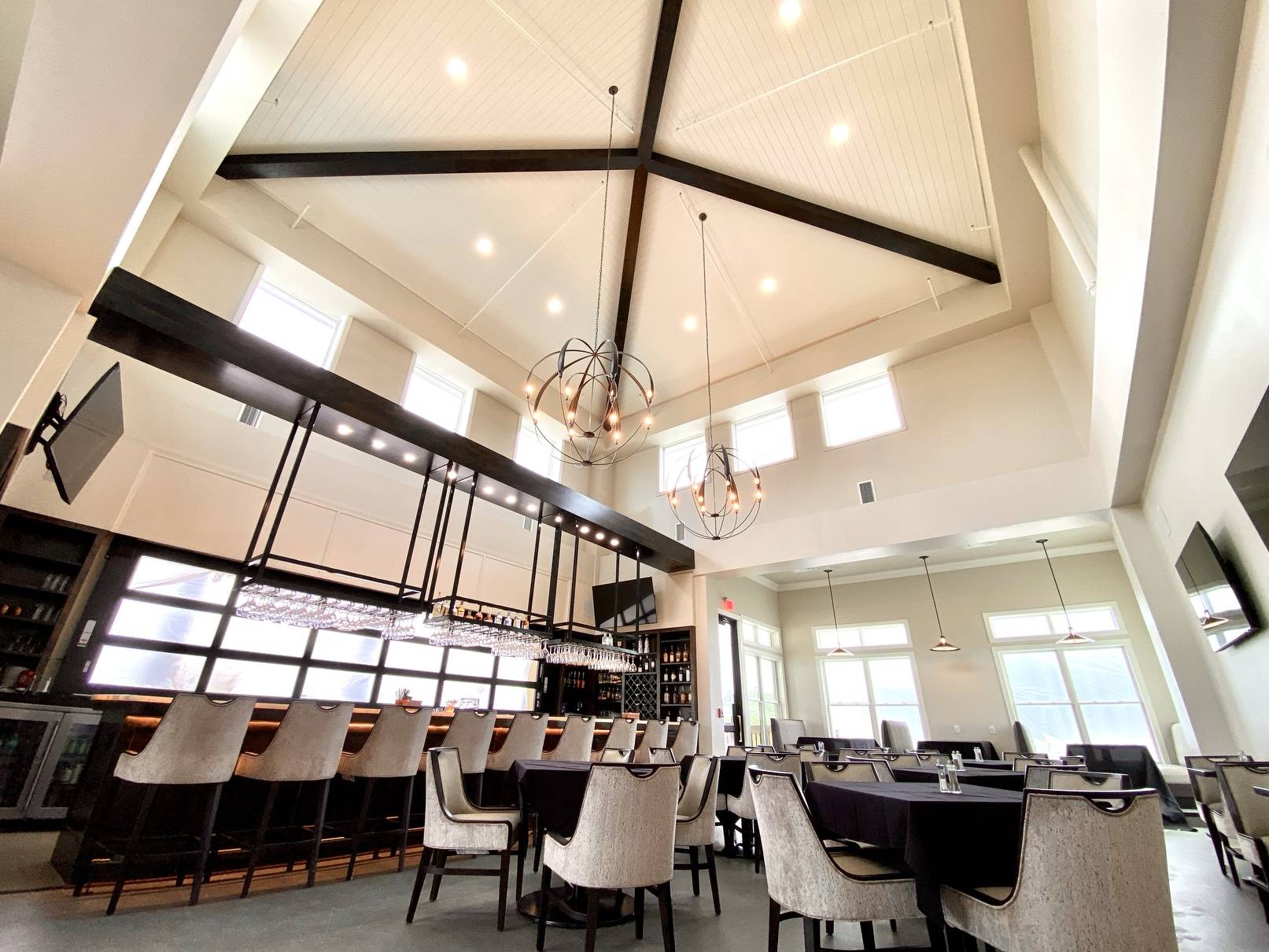 Full Ceiling Shot of Dining Area